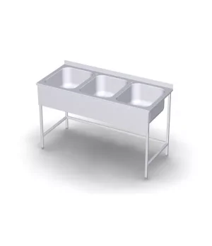 Ванны моечные ВМЦ, серия ПРОФИ, с тремя ваннами