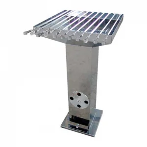 Мангал для приготовления на углях (500х495х1090мм, 11 шампуров в комплекте)