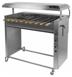 Шашлычница электрическая Ф3ШЭ (на 10 шамп.) (760х580х900-1050мм, 7,5 кВт, 380В, масса 85кг)