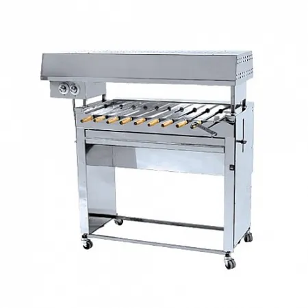Шашлычница газовая Ф2ШГ (на 10 шампуров) (1120х600х1190 мм, 220В, 9кВт, масса 73 кг)