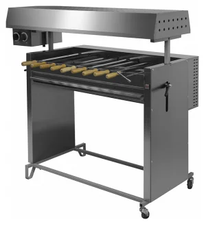 Шашлычница газовая Ф2ШГ (на 10 шампуров) (1120х600х1190 мм, 220В, 9кВт, масса 73 кг)