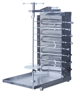 Шаурма электрическая Ф3ШмЭ (3 ТЭНа, с мотором) (425х690х1070мм, 220В, 8кВт, масса 15кг)