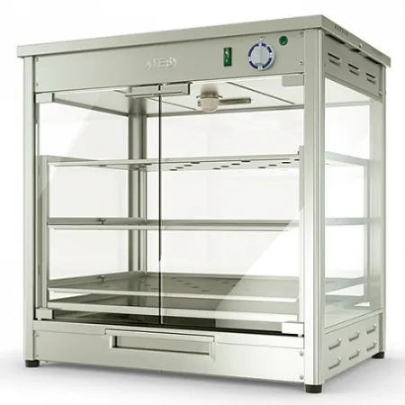 Витрина тепловая для кур Командор-ВК-4-Э (640х460х640 мм, 9 кур, 1,2 кВт, 220В)