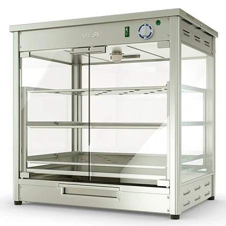 Витрина тепловая для кур Командор-ВК-4-Э (640х460х640 мм, 9 кур, 1,2 кВт, 220В)