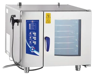 Пароконвектомат без гастроемк. на 6 уров. ПКА6-1/1ВМ2 (инжекционный., вся нерж, 3х-канальный щуп, регулировка влажности, 5 скоростей вращения вентилятора) + 110 программ