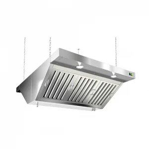 Зонт вытяжной островной HICOLD ЗВООК-1212 (1200x1200x400мм, нерж. сталь)