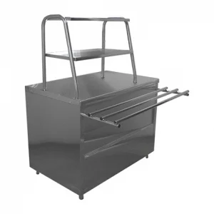 Стол нейтральный для горячих напитков Лира-Профи Эко СГН/ЛПЭ (1120х705(1030)х1462(1482) мм, оцинк.сталь, 220В)