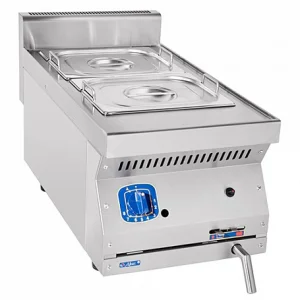 Мармит газовый настольный ГМК-40Н нерж. (401х827х474 мм), 2 гастроёмкости GN 1/2, 700 серия