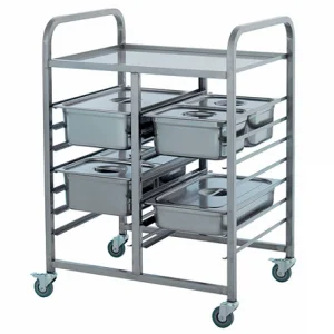 Тележка ТГ-1 для гастроемкостей GN1/1, GN1/2 (750х600х1050мм, 7 уровней, AISI304)