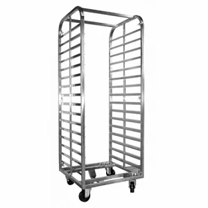Тележка-шпилька для гастроемкостей ТШГ-16-01, 16 уровней для гастроемкостей GN 2/1 и противней 600х400 мм, вся нерж.