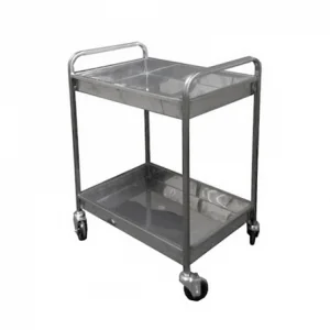 Тележка официантская для сбора посуды ТОСПб-2 нерж., 735х535х925 мм.