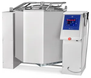 Котел пищеварочный опрокид. КПЭМ-350-ОМП с миксером (TFT-экран, 1510х1057х1330мм, 350 л, пар. рубашка, програм. управл)