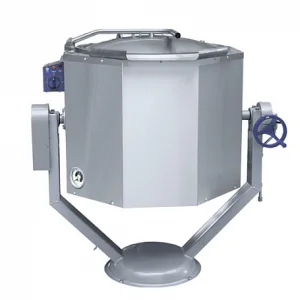 Котел пищеварочный электрический, ручное опрокидывание, паровая рубашка,цельнотянутый КПЭМ-160-ОР