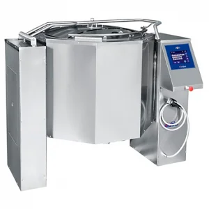 Котел пищеварочный КПЭМ-60-ОМП с TFT-экраном с миксером пар. рубашка (60л, 1132х821х1173, 120С)