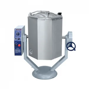 Котел пищеварочный ручное опрокидывание, нижний привод миксера, цельнотянутый (60л,100 С, пар. рубашка) КПЭМ-60-ОМР