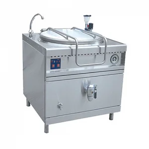 Котел пищеварочный электрический, сливной кран, паровая рубашка КПЭМ-250/9 Т(полностью нерж)