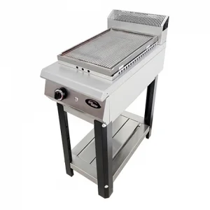 Поверхность жарочная газовая Ф1ПЖГ/800/ 13065о (открыйтый стенд) (420x800x1050мм, 9кВт, рифленая)