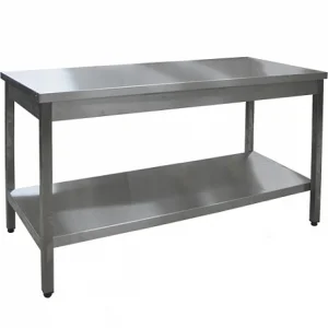 Стол разделочный ПРОФИ НТ СРО-18/6ПНТ 1800х600 мм полка сплош. нерж.