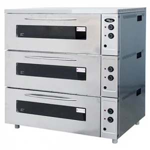 Шкаф жарочно-пекарский Шжэ/3 (секцион. краш. мет+нерж.) арт. 22116к (1230х935х1370 мм, 14,4кВт,220В)