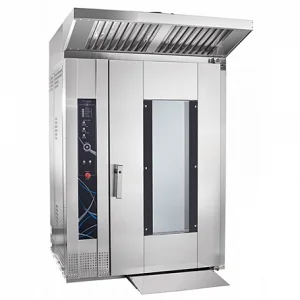 Шкаф пекарский ротационный РПШ-18-8-6МР (разборн, увелич. стекло двери, рег. скор. вращ. вентиляторов, 110 программ (до 4-ех этапов в каждой), прошивка через USB-порт, в комплекте тележка-шпи