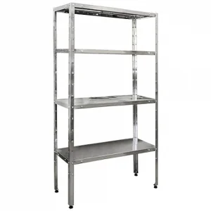 Стеллаж ЭКОНОМ СКК-7/5С4Э 700х500х1850(1870) мм (полка нерж., каркас оцинк.)