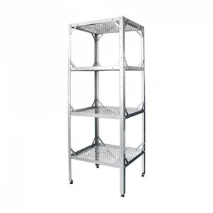 Стеллаж СКК-660х560х1850(1870) мм (полки сетки, каркас оцинк)