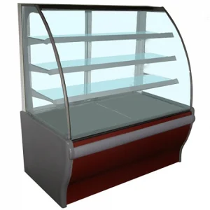 Витрина среднетемпературная 1,48 кв.м НАРОЧЬ 2 120 ВВК (+1...+10 С, 1300х1140х1270 мм)
