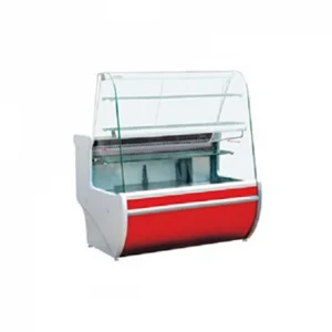 Витрина кондитерская ВВУП1-0,32ТУ/П-1,2 (+3...+10, 1200х990х1440мм.) статич. охл., цв.красный