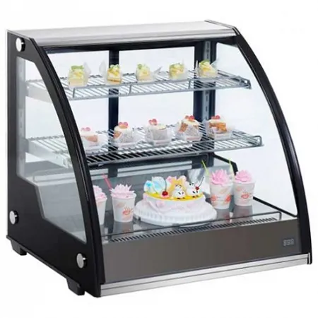 Витрина среднетемпературная COOLEQ CW-130 (0...+12С, 697x590x685мм, V=130л)