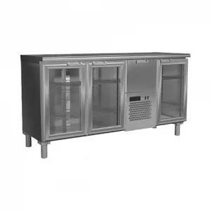 Стол среднетемпературный V=360л, BAR-360С Carboma (0...+7,1660х570х760мм, 3 стекл. двери) 