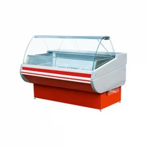 Витрина низкотемпературная ВНУП1-0,32ТУ/F1-1,9  (-15…-18, 1910х1140х1220мм.) статич. охл.,цв.красный