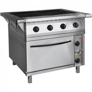  Плита электрическая 4-х конф. с жар. шкафом ПЭП-0,48-ДШ-Н-01 (корпус нерж.)(840(1050)х850х860мм)