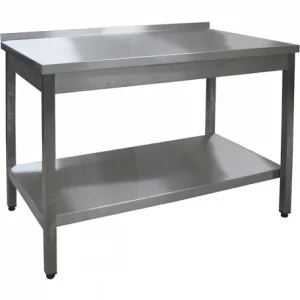 Стол разделочный ПРОФИ НТ с бортом СРОб-12/6ПНТ 1200х600 мм полка сплош. нерж.