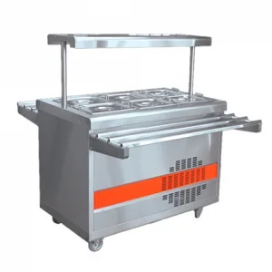 Прилавок холодильный ПВВ(Н)-70ПМ-НШ (откр., полка с подсветкой,1120 мм.) /вся нерж.