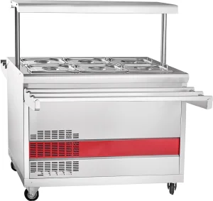 Прилавок холодильный ПВВ(Н)-70ПМ-НШ (откр., полка с подсветкой,1120 мм.) /вся нерж.