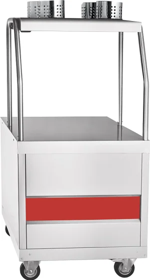 Прилавок для столовых приборов ПСП-70ПМ передвижной (нерж)