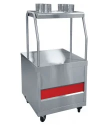 Прилавок для столовых приборов ПСП-70ПМ передвижной (нерж)