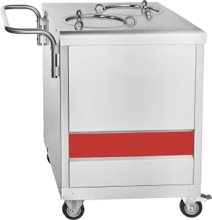 Прилавок для подогрева тарелок ПТЭ-70КМ(П)-80 передвижной (630x705x920 мм, 80 тарелок, 2х240 мм)