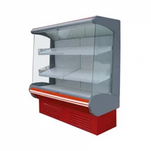 Витрина пристенная холод.ВВУП1-0,95ТУ/Фортуна-1,3/фр (+1..+10, 1300х880х2080мм)динам. охл., цв.красн