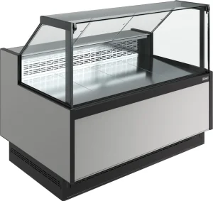 Витрина холодильная Carboma Bavaria 4 GC110 SV 1,5-1 версия 2.0 9006-9005 (без боковин)