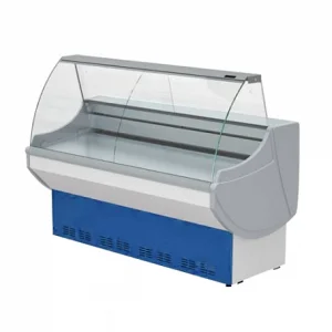 Витрина среднетемпературная ВСУП1-0,32ТУ/Н-1,0 (-6…+6, 1000х773х1190мм.) статич. охл., цв.синий