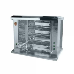 Гриль электрический шампурный Ф3У1Э (задняя стенка стекло) (950х430х750 мм, 380В, 6,8 кВт, масса 56кг)