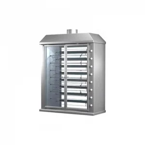 Гриль газовый шампурный Ф8Ш2Г (1280x570х1630мм, 220В, 36кВт, масса 180кг)