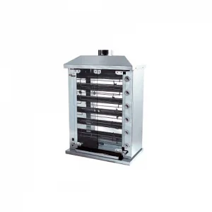 Гриль газовый шампурный Ф8У2Г (950х430х1630 мм, 220В, 28кВт, масса 158кг)