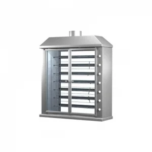 Гриль газовый шампурный Ф8Ш1Г (1280x430х1630 мм, 220В, 36кВт, масса 170кг)