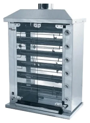 Гриль газовый шампурный Ф6У2Г (950x570х1290 мм, 220В, 21кВт, масса 122кг)
