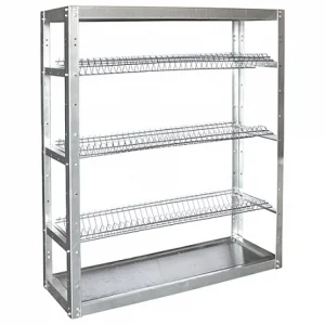 Стеллаж для тарелок ЭКОНОМ СКТК-3КЭ-М (сетки хром., каркас оцинк разборный), 905х315х1060 мм(РАСПР)