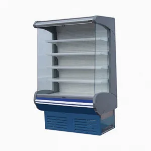 Витрина пристенная холодил. ВВУП1-0,95ТУ/Фортуна-1,3(+1..+10, 1300х880х2080мм) динам. охл., цв.синий