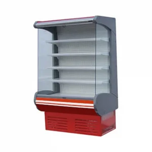 Витрина пристенная холод.ВВУП1-0,95ТУ/Фортуна-1,3 (-2..+4, 1300х880х2080мм)динам. охл., цв.красный