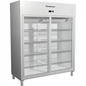 Шкаф среднетемпературный V=1400л,R1400К Carboma (стекл. двери-купе), +1..+12, 1650х700х1900мм 
